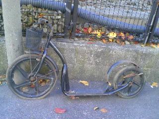 dismantled bicycle