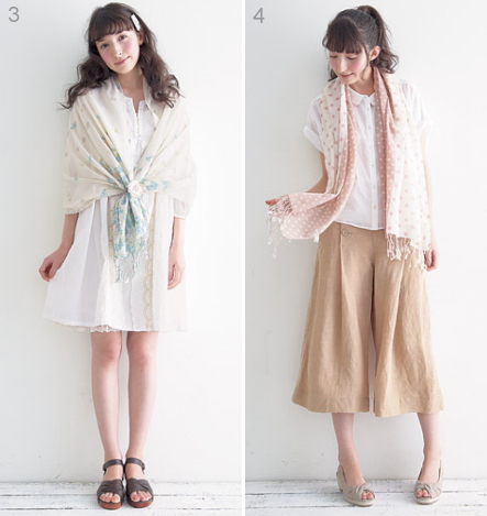 fashion coordinate / summer sweet natural style